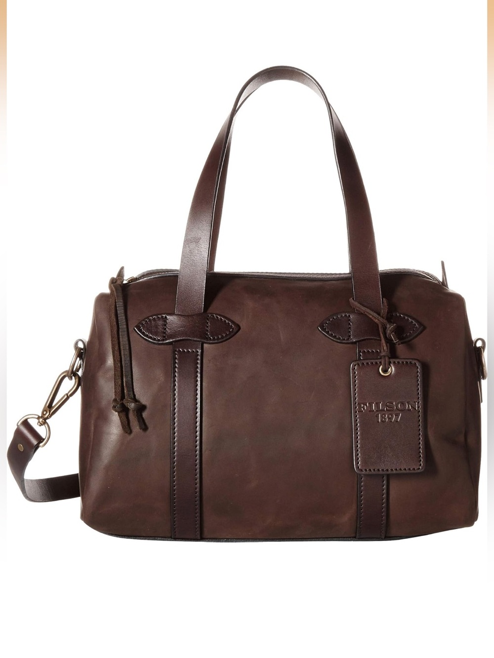 Filson Weatherproof Satchel in Sierra Brown